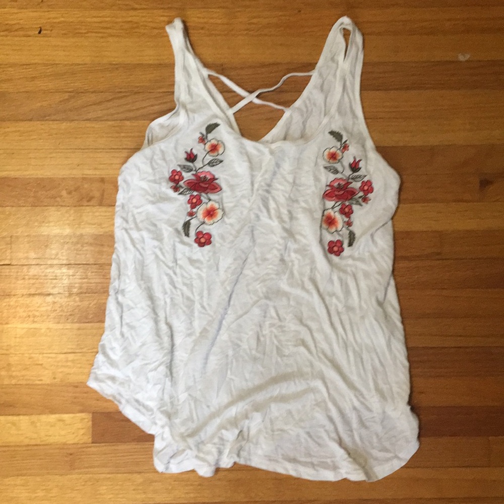 White tank top from Hollister